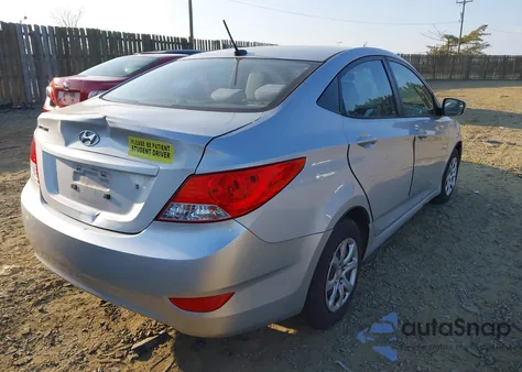 2012 Hyundai Accent Gls из США, поврежденный, VIN KMHCT4AE6CU218636